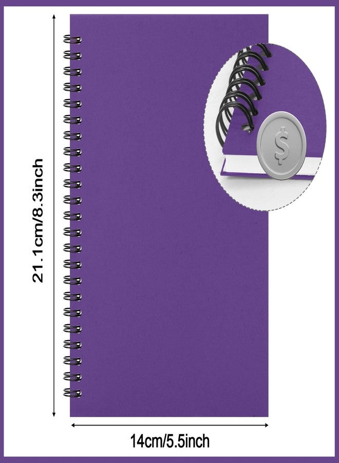 Epakh 22 Pack A5 Spiral Notebook with Kraft Cover, Back to School Hardcover Spiral Journal Notebook 5.5 x 8.3 Inch, First Day of School Travel Journal Notepad, 50 Sheets 100 Pages(Purple,Lined) - Image 2